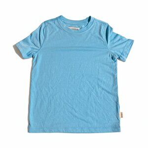 Magellan Boy's Fish Gear T Shirt Short Sleeve Crew Neck UPF Blue XS 6-7 NEW